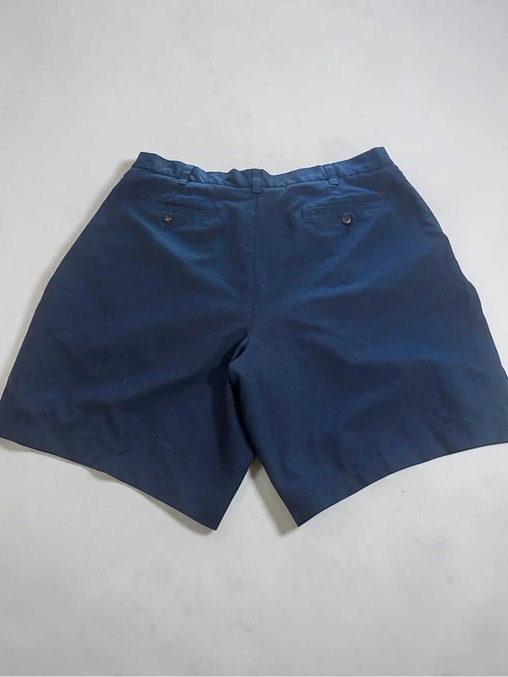 Roundtree & Yorke Dark Navy Flat Front Men's Shorts